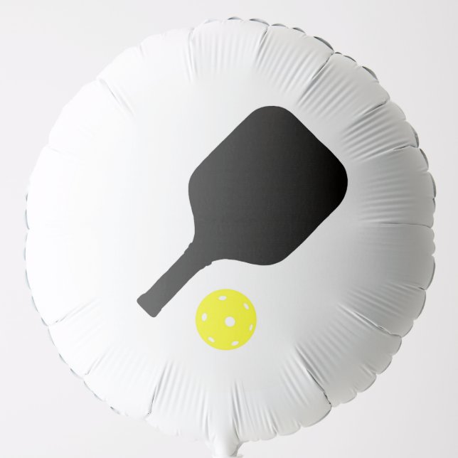 Pickleball paddle & ball balloon (Front)