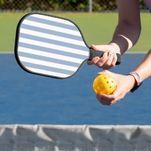 Pickleball Paddle Blue & White Stripe