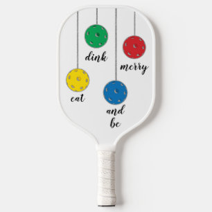 Pickleball Paddle Christmas Ornaments