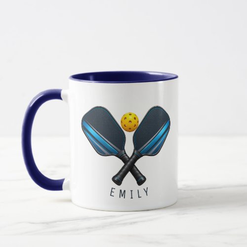 Pickleball Paddle Custom Name Pickleball Player  Mug