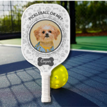 Pickleball Paddle Customized with Your Pet's Photo