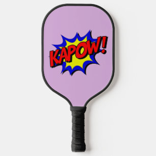 PICKLEBALL PADDLE FUNNY COMIC BUBBLE KAPOW!