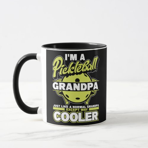 Pickleball Paddle Grandpa  Mug