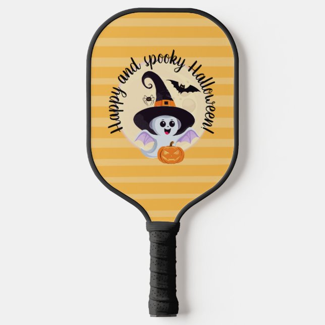  Pickleball Paddle Halloween. (Front)