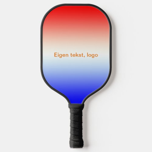 Pickleball Paddle in Rood_Wit_Blauw en Wit