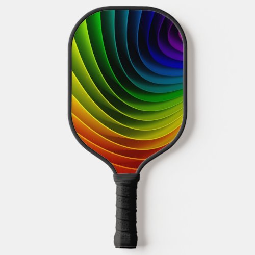 pickleball paddle rainbow