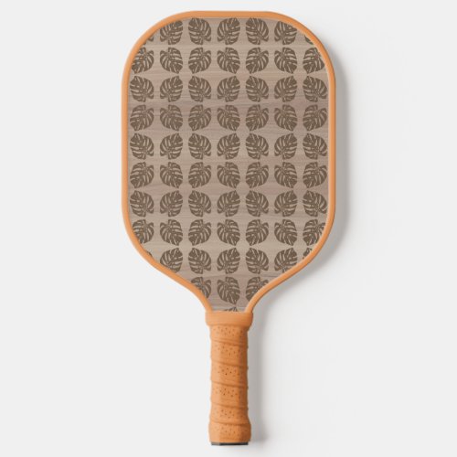 Pickleball Paddle Retro Tiki Palm Leaf Pickleball Paddle