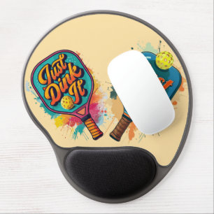 Pickleball Paddle - Sporty & Fun Design Gel Mouse Pad