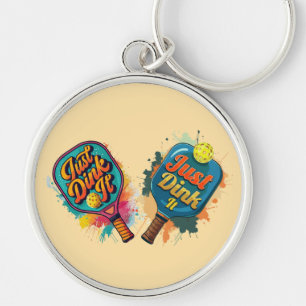 Pickleball Paddle - Sporty & Fun Design Keychain