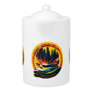 Pickleball Paddle Teapot