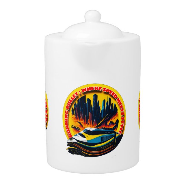 Pickleball Paddle Teapot (Front)