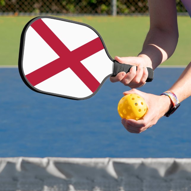 Pickleball Paddle with flag of Alabama, USA (Insitu)