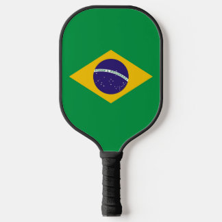 Pickleball Paddle with flag of Brazil