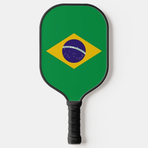 Pickleball Paddle with flag of Brazil