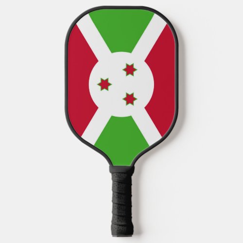 Pickleball Paddle with flag of Burundi