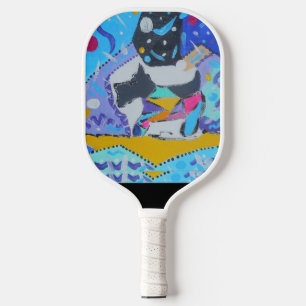 Pickleball Paddle with Schnauzer