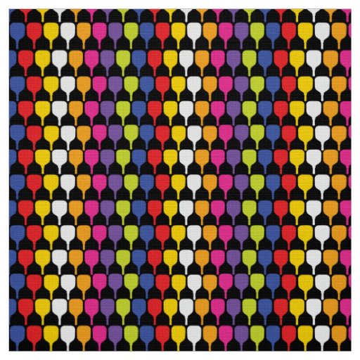 Pickleball paddles, custom background fabric