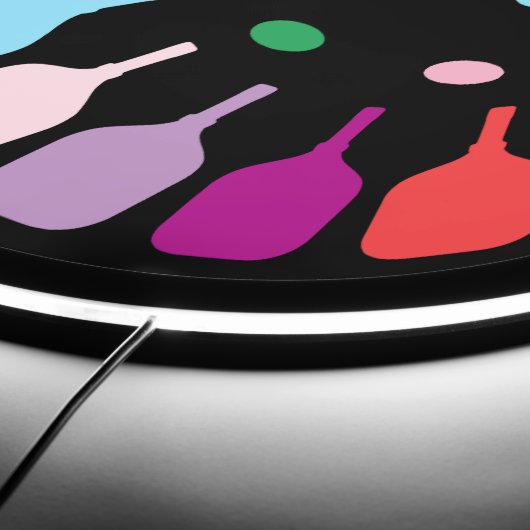 🌕 Pickleball paddles LED Sign (Edge)