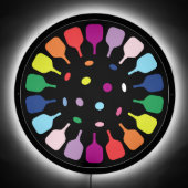 🌕 Pickleball paddles LED Sign (Front)