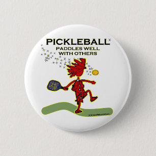 Pickleball Paddles Well With Others Button