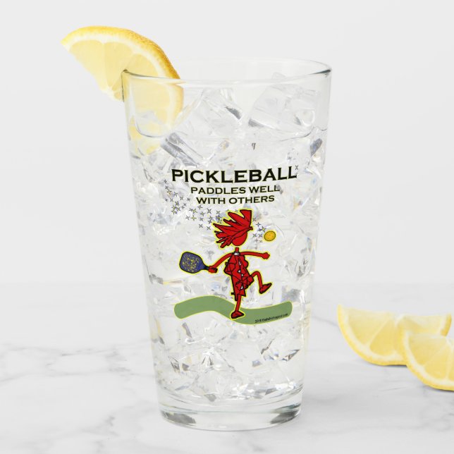 Pickleball Paddles Well With Others Glass (Front Ice)