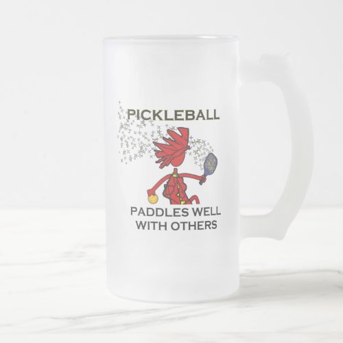Pickleball Paddles Well With Others Mug