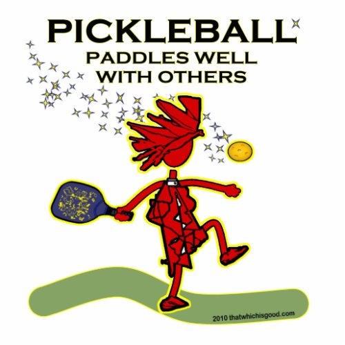 Pickleball Paddles Well With Others Statuette