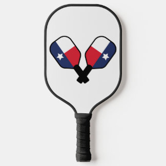Pickleball Paddles with Texas Flag