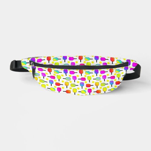 Pickleball Paddles Yellow Pickleball Colorful Fanny Pack