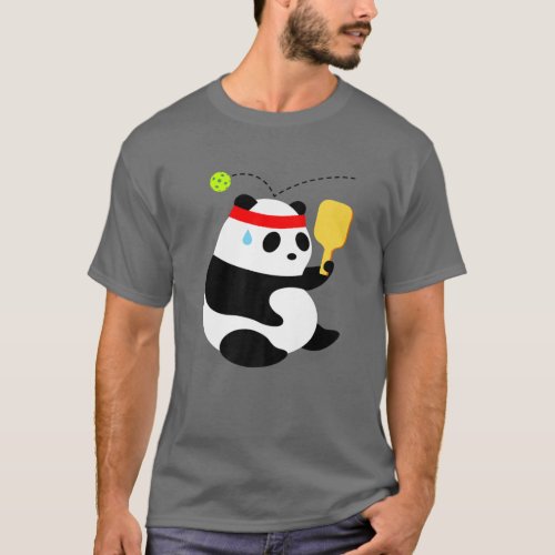 Pickleball Panda Bear BONK T_Shirt