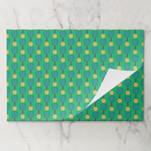 Pickleball Paper Placemats, Paddle Sport Table Mat