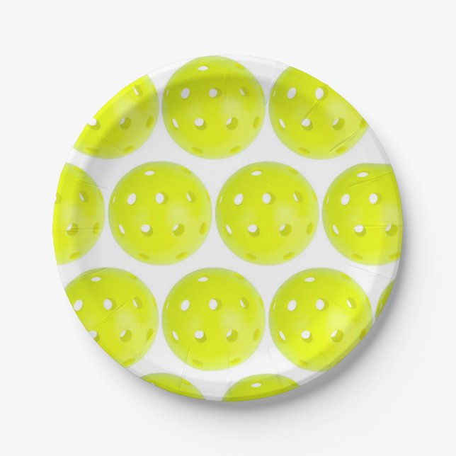 Pickleball Paper Plates (Front)