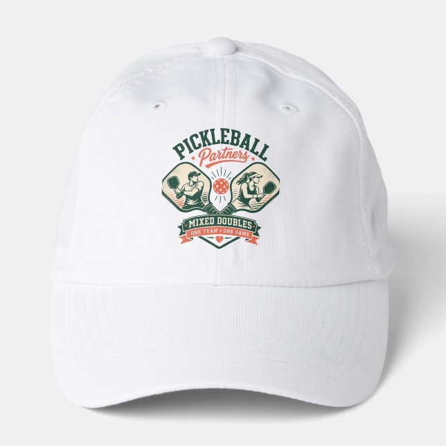 Pickleball Partners Mixed Doubles Performance Cap (Front)