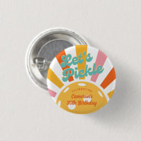 Pickleball Party Colorful Retro Sun burst Custom