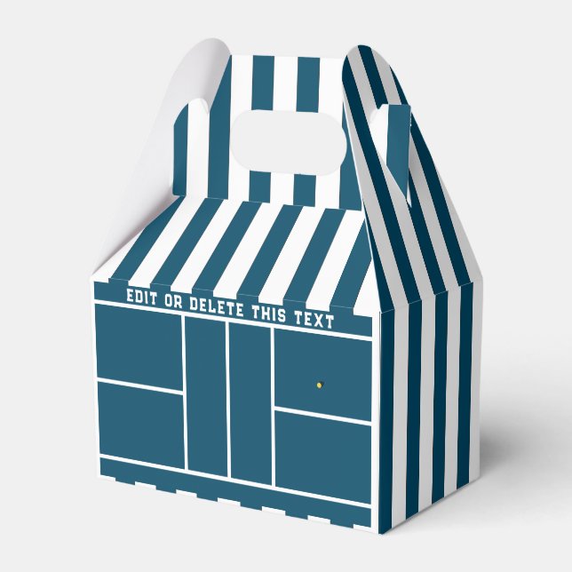 Pickleball Party Favor Boxes (Front Side)