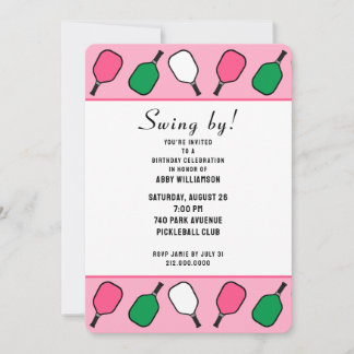 Pickleball Party Invitation