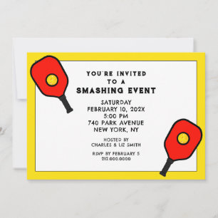 Pickleball Party Invitation