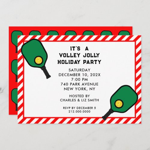 Pickleball Party Invitation