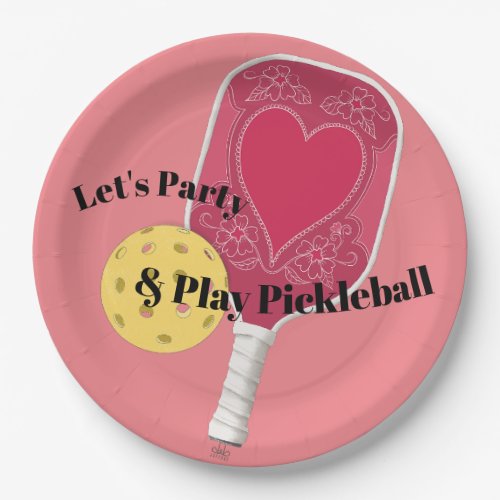 Pickleball Party Paper Plates