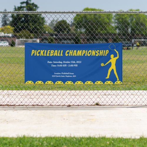 Pickleball Passion Event Display Banner