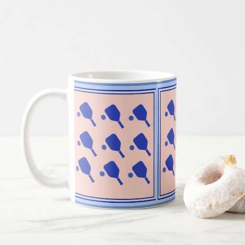 Pickleball pattern  coffee mug