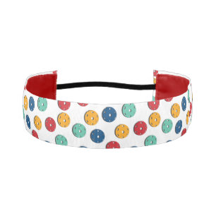 Pickleball pattern with pickleball balls 2 athletic headband