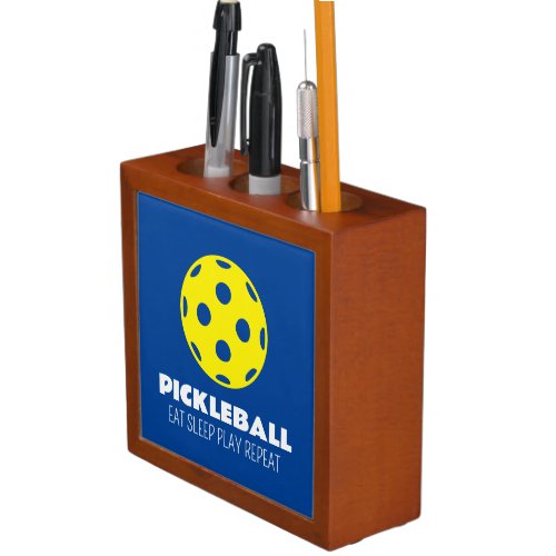 Pickleball pen holder stand custom desk organizer