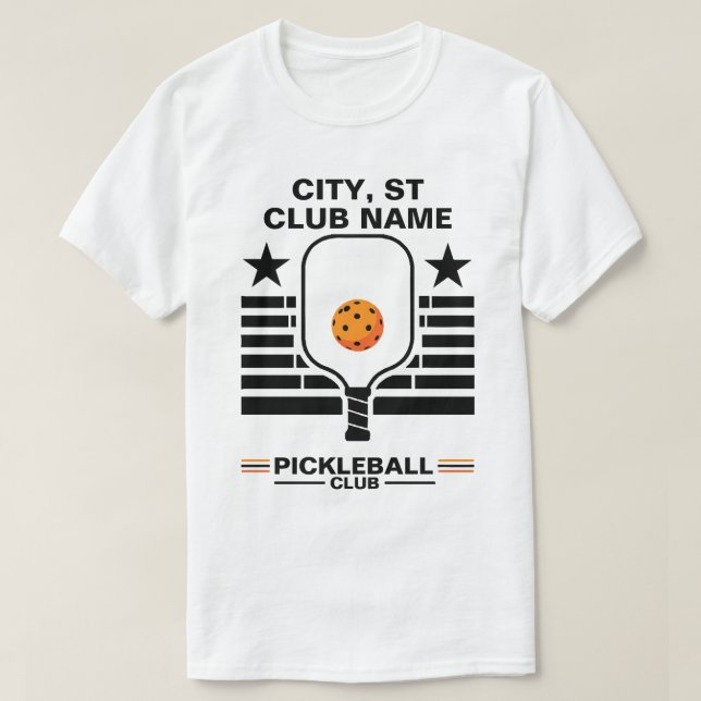 Pickleball Personalized Name Pickleball T-Shirt (Design Front)