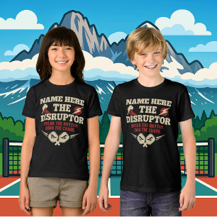 Pickleball Personalized Name The Disruptor Tri-Blend Shirt