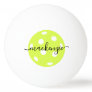 Pickleball Personalized Script Name Ping Pong Ball