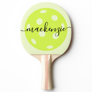 Pickleball Personalized Script Name Ping Pong Paddle