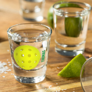 Pickleball Personalized Shot Glass