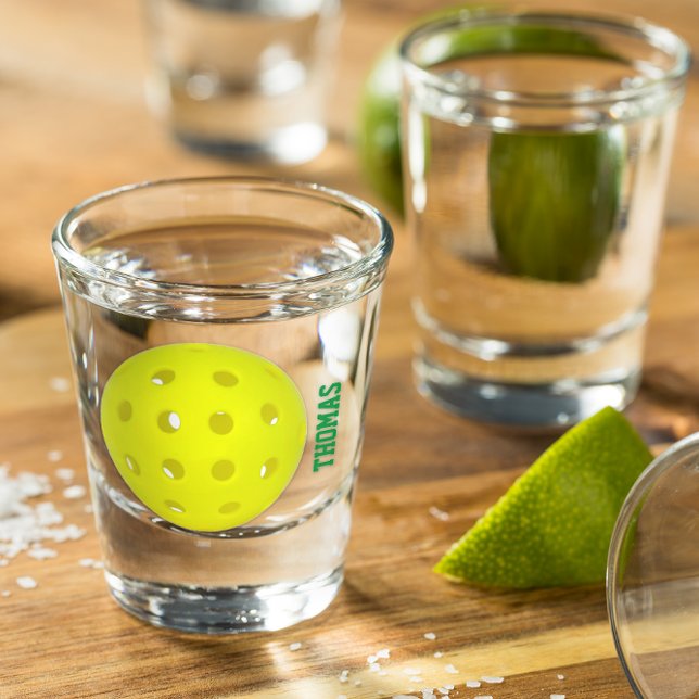 Pickleball Personalized Shot Glass (Creator Uploaded)