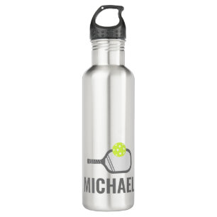 Pickleball Personalized Stainless Steel Water Bottle
